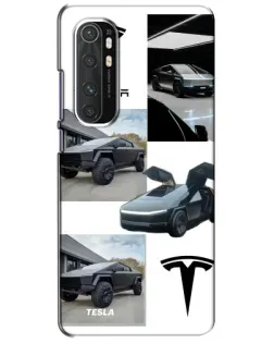 Чехол для Xiaomi Mi Note 10 Lite с картинкой «Коллаж Cybertruck Tesla» Чехол для Xiaomi Mi Note 10 Lite с картинкой «Коллаж Cybertruck Tesla»