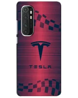 Чехол для Xiaomi Mi Note 10 Lite с картинкой «Тесла красный карбон» Чехол для Xiaomi Mi Note 10 Lite с картинкой «Тесла красный карбон»