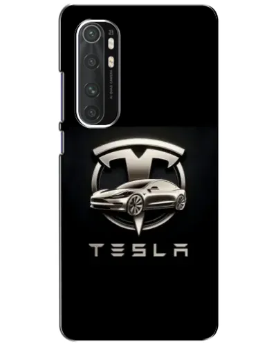 Чехол для Xiaomi Mi Note 10 Lite с картинкой «Tesla — серебристое авто» Чехол для Xiaomi Mi Note 10 Lite с картинкой «Tesla — серебристое авто»