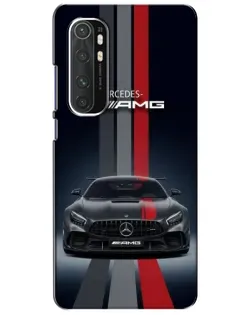 Чохол для Xiaomi Mi Note 10 Lite з картинкою «Mercedes — білий карбон» Чохол для Xiaomi Mi Note 10 Lite з картинкою «Mercedes — білий карбон»