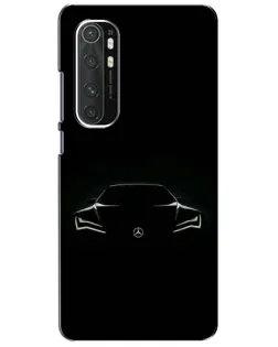 Чехол для Xiaomi Mi Note 10 Lite с картинкой «Mercedes — силуэт авто» Чехол для Xiaomi Mi Note 10 Lite с картинкой «Mercedes — силуэт авто»