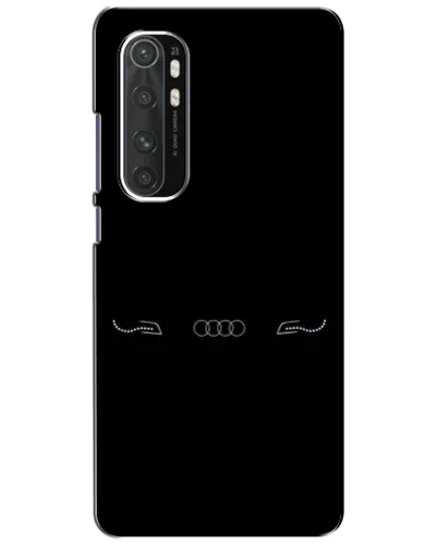 Чехол для Xiaomi Mi Note 10 Lite с картинкой «Audi — световой подпись»