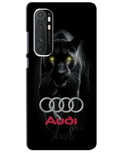 Чехол для Xiaomi Mi Note 10 Lite с картинкой «Пантера и Audi»