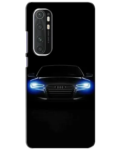 Чехол для Xiaomi Mi Note 10 Lite с картинкой «Audi в неоне»