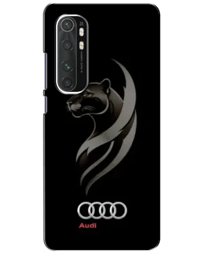 Чехол для Xiaomi Mi Note 10 Lite с картинкой «Графика — пантера и Audi»