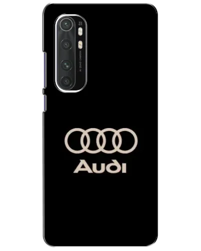 Чехол для Xiaomi Mi Note 10 Lite с картинкой «Audi — золотой логотип»