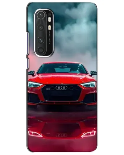 Чехол для Xiaomi Mi Note 10 Lite с картинкой «Audi RS — красный стиль»