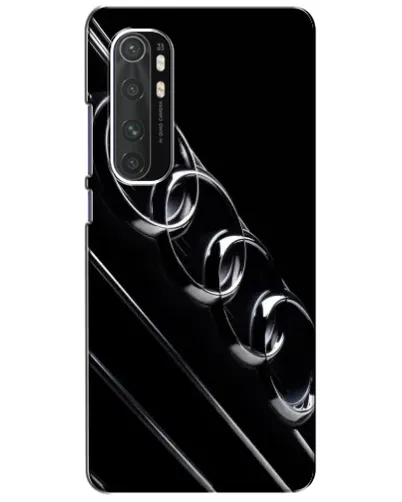 Чехол для Xiaomi Mi Note 10 Lite с картинкой «Audi — абстрактные кольца»