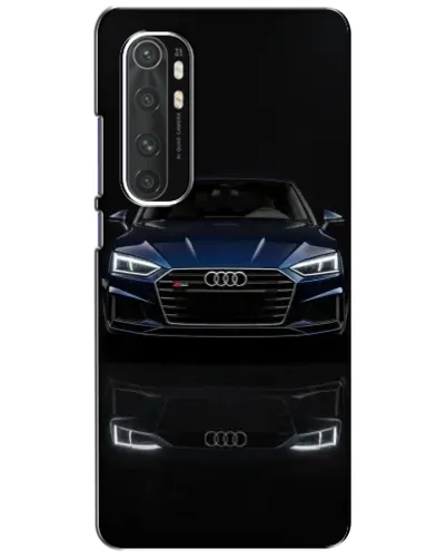 Чехол для Xiaomi Mi Note 10 Lite с картинкой «Audi — ночное отражение»