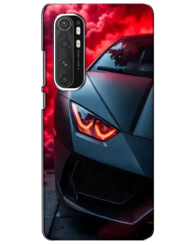 Чехол для Xiaomi Mi Note 10 Lite с картинкой «Lamborghini красное сияние»