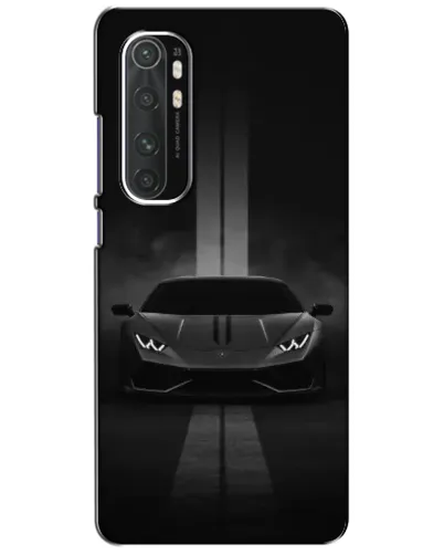 Чехол для Xiaomi Mi Note 10 Lite с картинкой «Lamborghini симметрия дорог»