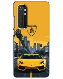 Чохол для Xiaomi Mi Note 10 Lite з картинкою «Жовтий Lamborghini місто» Чохол для Xiaomi Mi Note 10 Lite з картинкою «Жовтий Lamborghini місто»