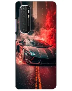 Чохол для Xiaomi Mi Note 10 Lite з картинкою «Lamborghini червоний дим» Чохол для Xiaomi Mi Note 10 Lite з картинкою «Lamborghini червоний дим»