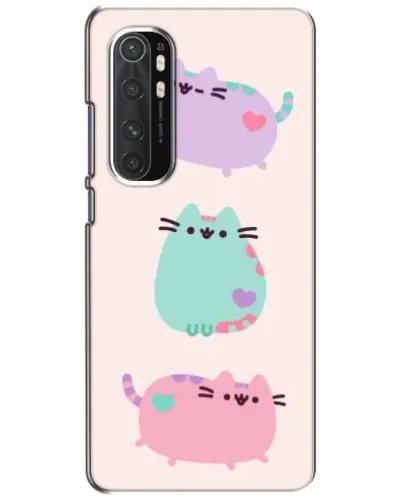 Чехол для Xiaomi Mi Note 10 Lite с картинкой «Pusheen трио» Чехол для Xiaomi Mi Note 10 Lite с картинкой «Pusheen трио»