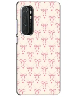 Чехол для Xiaomi Mi Note 10 Lite с картинкой «Розовые бантики Coquette» Чехол для Xiaomi Mi Note 10 Lite с картинкой «Розовые бантики Coquette»