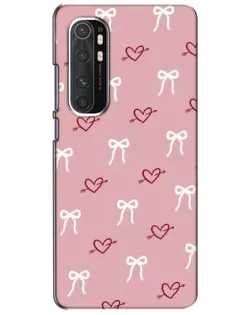 Чехол для Xiaomi Mi Note 10 Lite с картинкой «Сердца и банты» Чехол для Xiaomi Mi Note 10 Lite с картинкой «Сердца и банты»