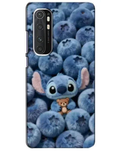 Чехол для Xiaomi Mi Note 10 Lite с картинкой «Стич и голубика»