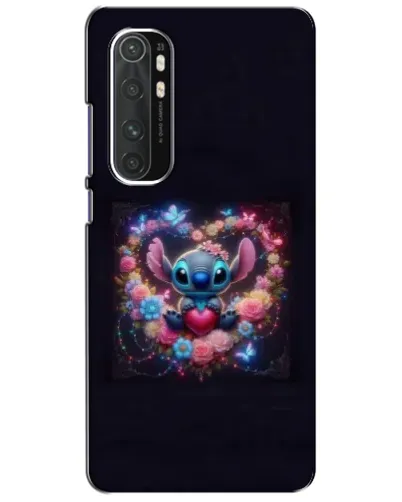 Чехол для Xiaomi Mi Note 10 Lite с картинкой «Stitch в цветах»