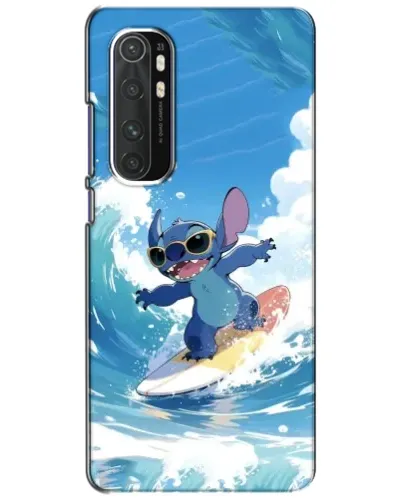 Чехол для Xiaomi Mi Note 10 Lite с картинкой «Стич на волне»