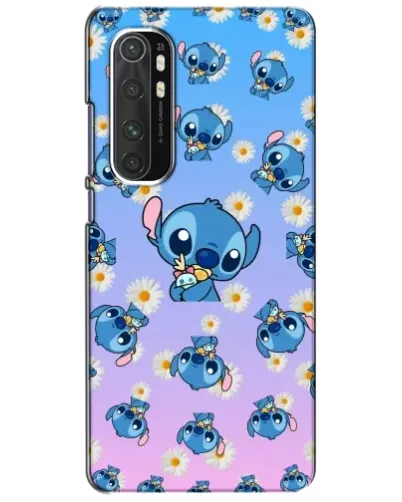 Чехол для Xiaomi Mi Note 10 Lite с картинкой «Паттерн со Стичем»