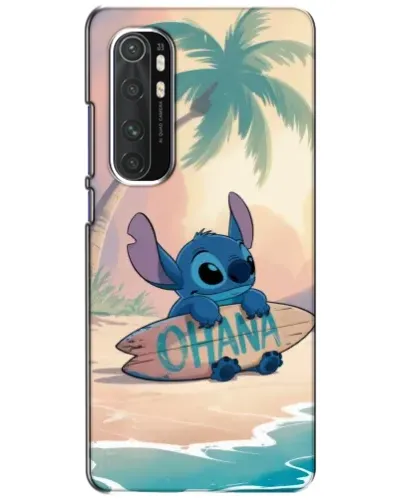 Чехол для Xiaomi Mi Note 10 Lite с картинкой «Стич на серфе»