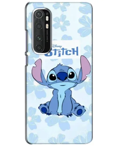 Чехол для Xiaomi Mi Note 10 Lite с картинкой «Stitch среди цветов»