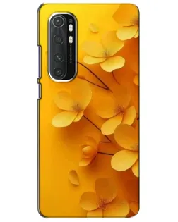 Чехол для Xiaomi Mi Note 10 Lite с картинкой «Золотые лепестки»