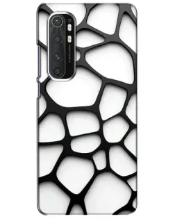 Чохол для Xiaomi Mi Note 10 Lite з картинкою «Біла об'ємна сітка» Чохол для Xiaomi Mi Note 10 Lite з картинкою «Біла об'ємна сітка»