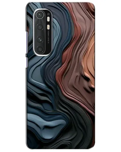 Чехол для Xiaomi Mi Note 10 Lite с картинкой «Цветные волны каньона»
