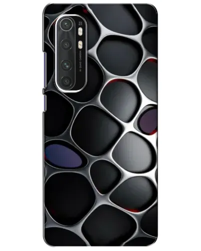 Чехол для Xiaomi Mi Note 10 Lite с картинкой «Объемная темная решетка»