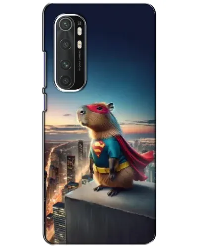 Чехол для Xiaomi Mi Note 10 Lite с картинкой «Капи-мен супергерой» Чехол для Xiaomi Mi Note 10 Lite с картинкой «Капи-мен супергерой»