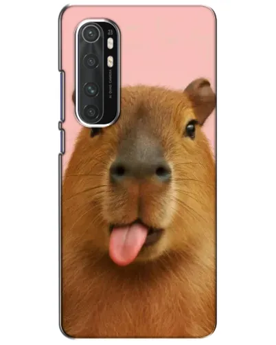 Чехол для Xiaomi Mi Note 10 Lite с картинкой «Капибара с языком» Чехол для Xiaomi Mi Note 10 Lite с картинкой «Капибара с языком»