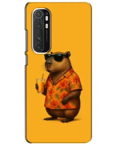 Чехол для Xiaomi Mi Note 10 Lite с картинкой «Капибара на отдыхе» Чехол для Xiaomi Mi Note 10 Lite с картинкой «Капибара на отдыхе»