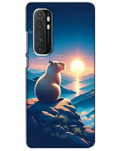 Чехол для Xiaomi Mi Note 10 Lite с картинкой «Закат солнца с капибарой» Чехол для Xiaomi Mi Note 10 Lite с картинкой «Закат солнца с капибарой»