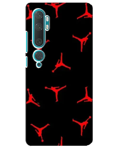 Чехол для Xiaomi Mi Note 10 с картинкой «Jordan Red Pattern»