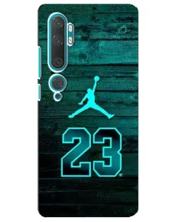 Чехол для Xiaomi Mi Note 10 с картинкой «Jordan Cyan 23» Чехол для Xiaomi Mi Note 10 с картинкой «Jordan Cyan 23»
