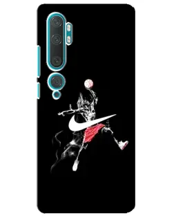 Чехол для Xiaomi Mi Note 10 с картинкой «Jordan Jumpman» Чехол для Xiaomi Mi Note 10 с картинкой «Jordan Jumpman»