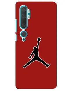 Чехол для Xiaomi Mi Note 10 с картинкой «Jordan Red Back» Чехол для Xiaomi Mi Note 10 с картинкой «Jordan Red Back»