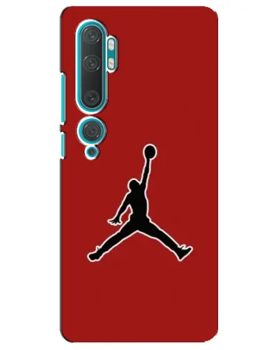 Чехол для Xiaomi Mi Note 10 с картинкой «Jordan Red Back»