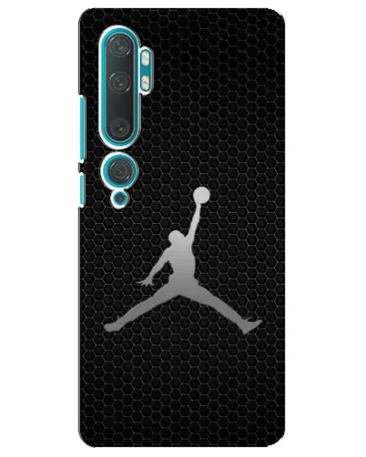 Чехол для Xiaomi Mi Note 10 с картинкой «Jordan Dark Carbon»