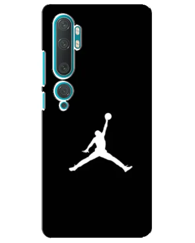 Чехол для Xiaomi Mi Note 10 с картинкой «Jordan Silhouette»