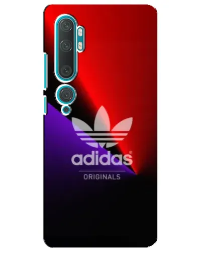 Чехол для Xiaomi Mi Note 10 с картинкой «Adidas Red Neon»