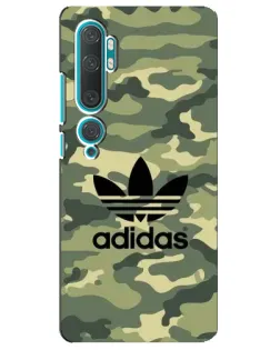 Чехол для Xiaomi Mi Note 10 с картинкой «Милитари стиль Adidas» Чехол для Xiaomi Mi Note 10 с картинкой «Милитари стиль Adidas»