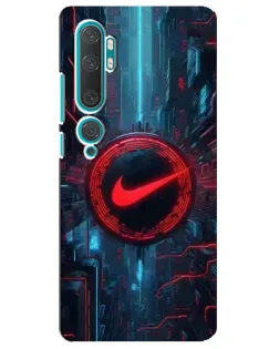Чохол для Xiaomi Mi Note 10 з картинкою «Техногенний стиль Nike»