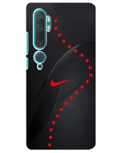 Чохол для Xiaomi Mi Note 10 з картинкою «Абстрактний дизайн Nike»