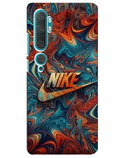 Чохол для Xiaomi Mi Note 10 з картинкою «Nike в абстракції»