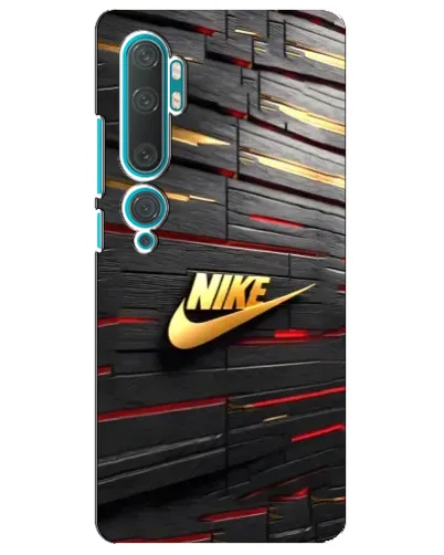Чохол для Xiaomi Mi Note 10 з картинкою «Золотий Nike на металі» Чохол для Xiaomi Mi Note 10 з картинкою «Золотий Nike на металі»