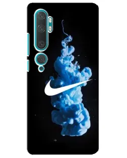 Чохол для Xiaomi Mi Note 10 з картинкою «Nike та синій дим»