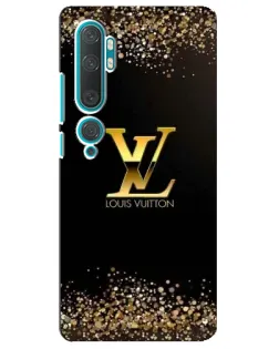 Чехол для Xiaomi Mi Note 10 с картинкой «LV — золотые искры» Чехол для Xiaomi Mi Note 10 с картинкой «LV — золотые искры»