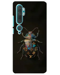 Чехол для Xiaomi Mi Note 10 с картинкой «LV — мраморный принт»